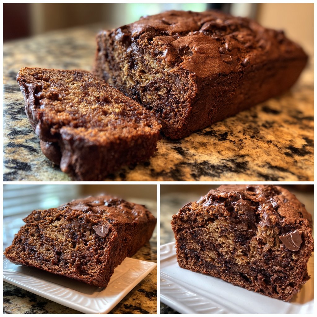 Chocolate Banana Espresso Loaf