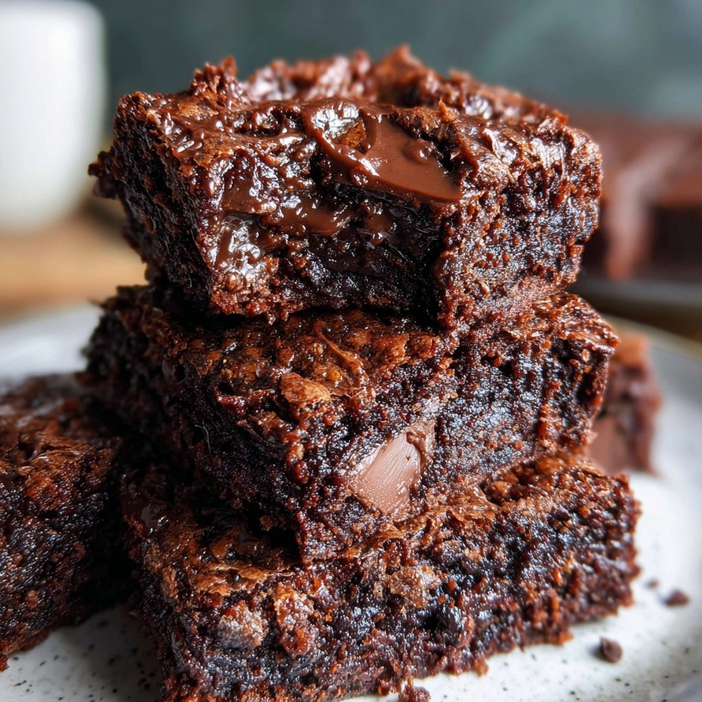 Cottage Cheese Brownies with Almond Butter