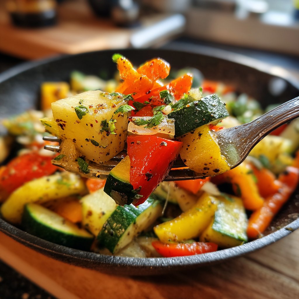 Jamaican Garlic Lime Vegetables