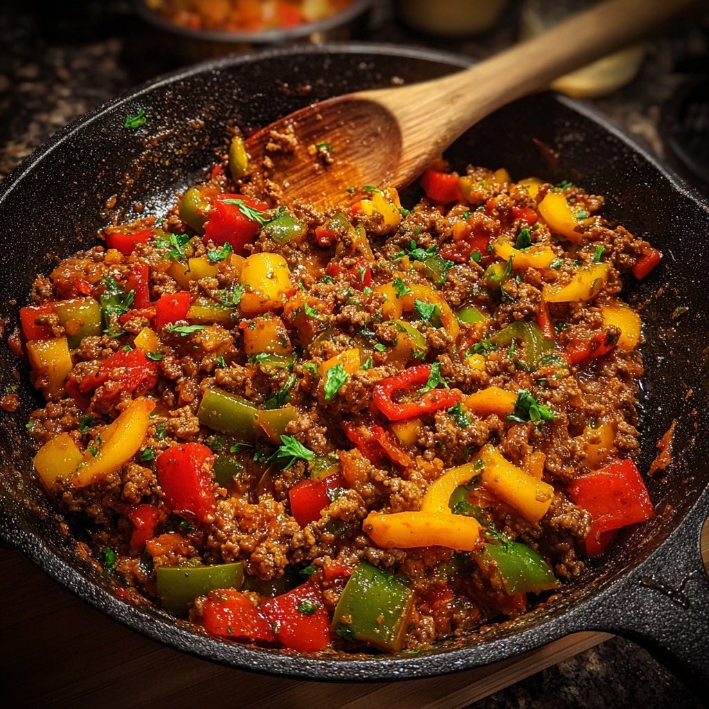 Ground Beef Skillet With Vegetables