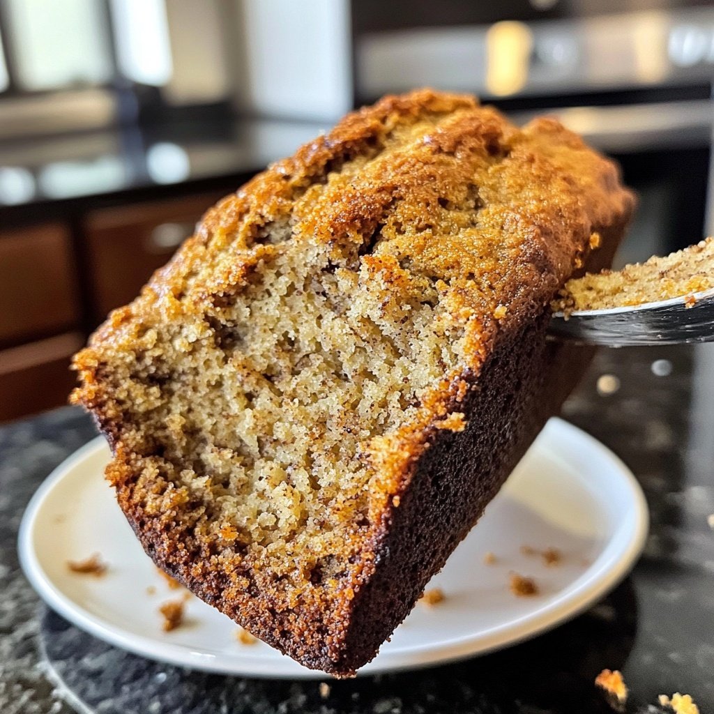 Banana Bread with Soft Crumb