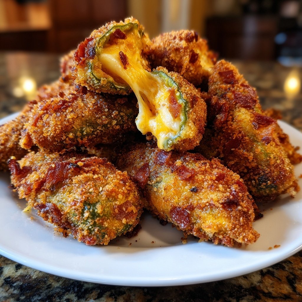 Jalapeno Poppers with Smoked Cheese