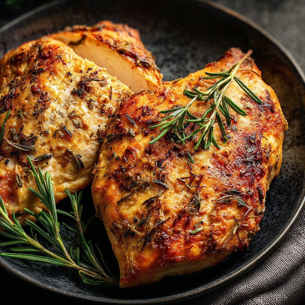 Chicken Breast Baked with Herbs