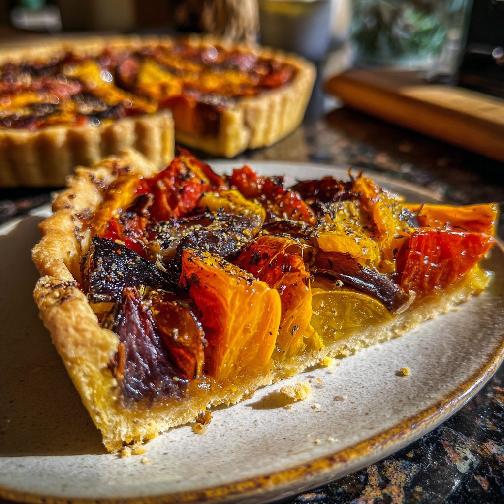 Romantic Roasted Vegetable Tart