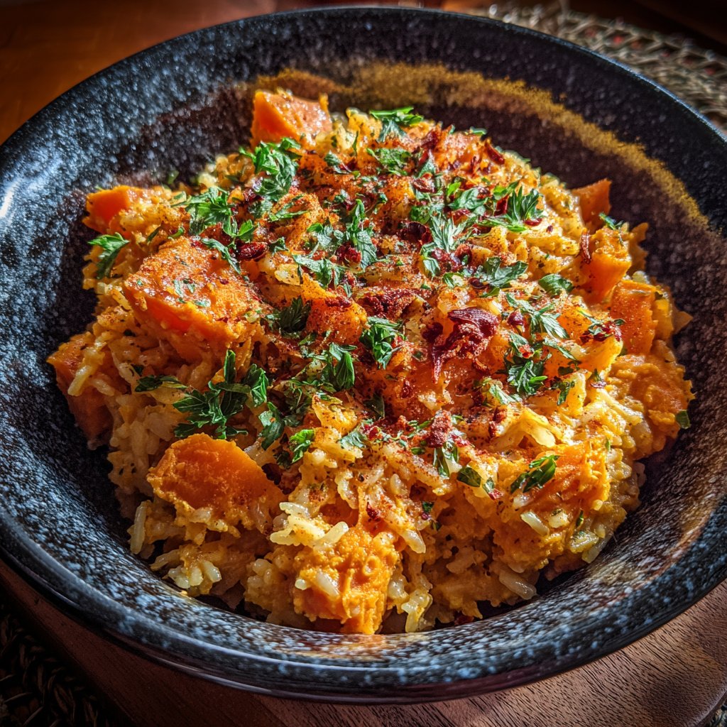 Smoky Paprika Sweet Potato Rice