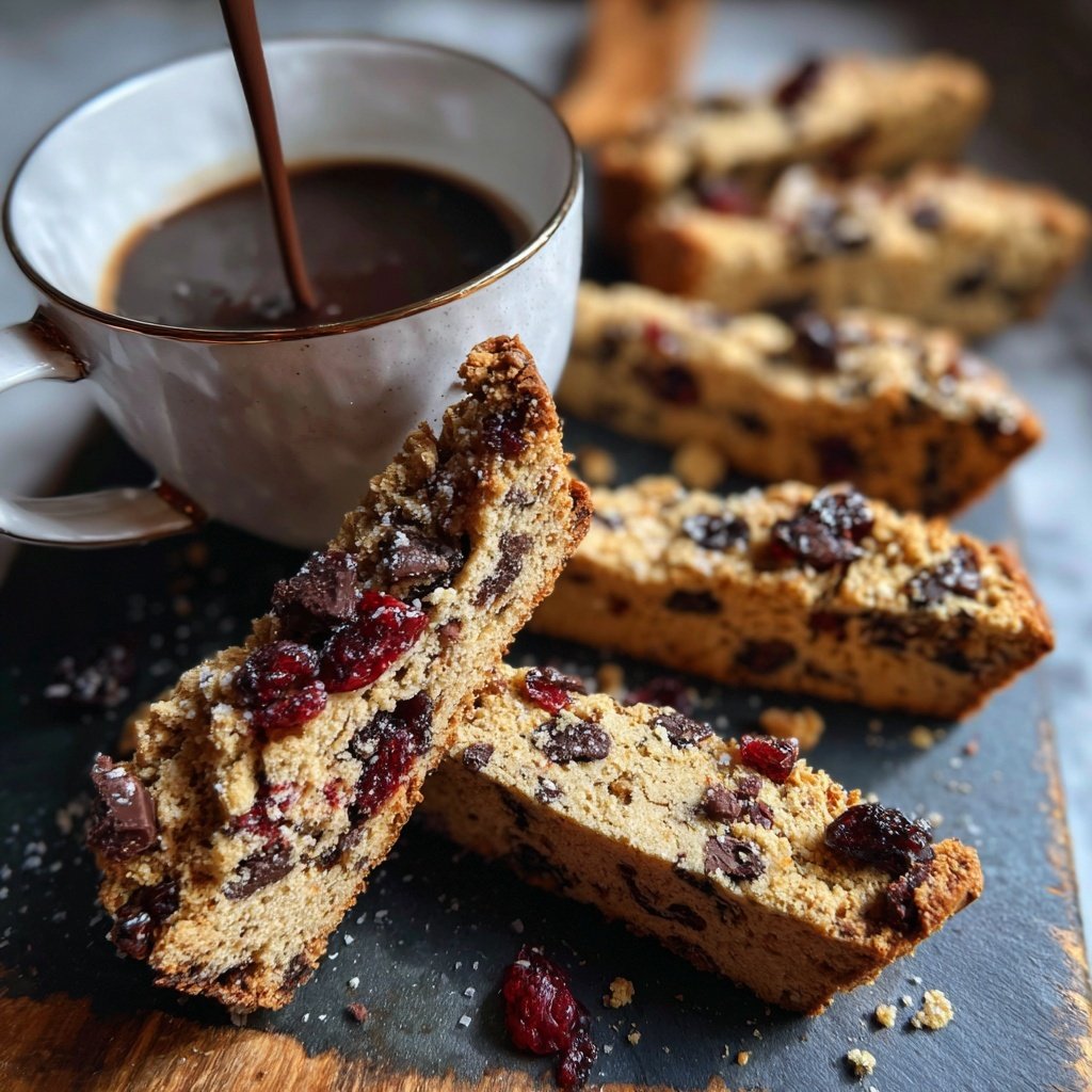 Chocolate Cranberry Biscotti