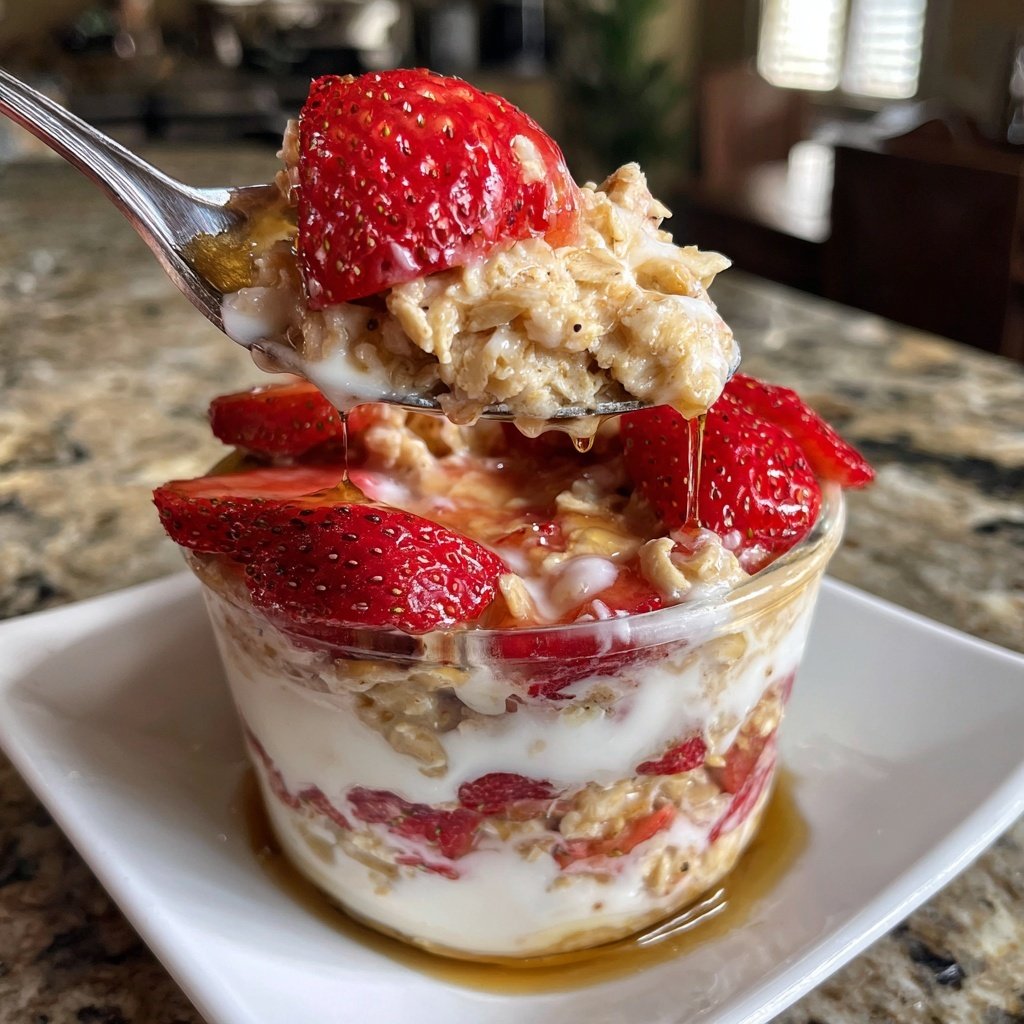 Strawberry Cheesecake Oatmeal