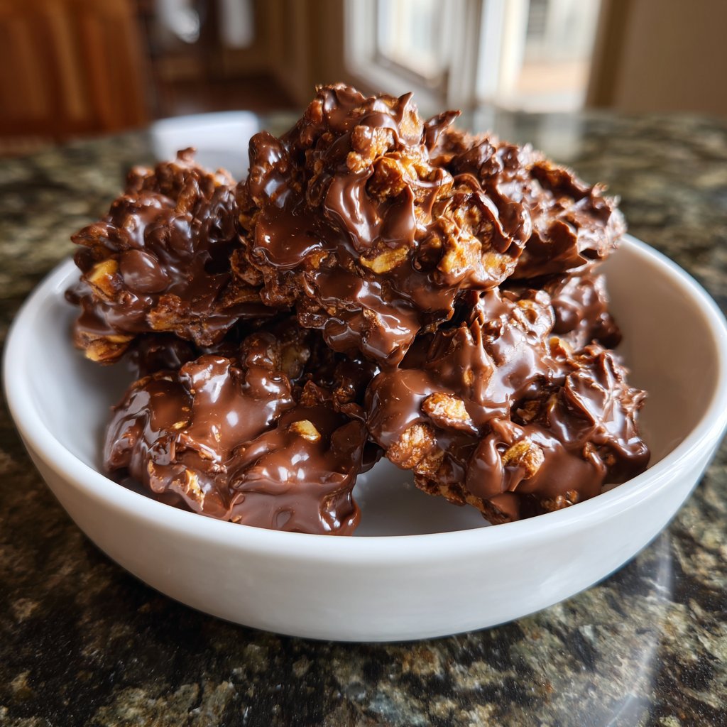Chocolate Almond Butter Clusters