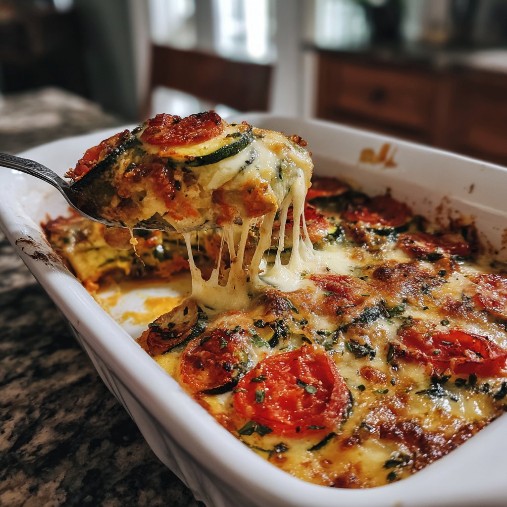 Baked Zucchini Tomato Casserole