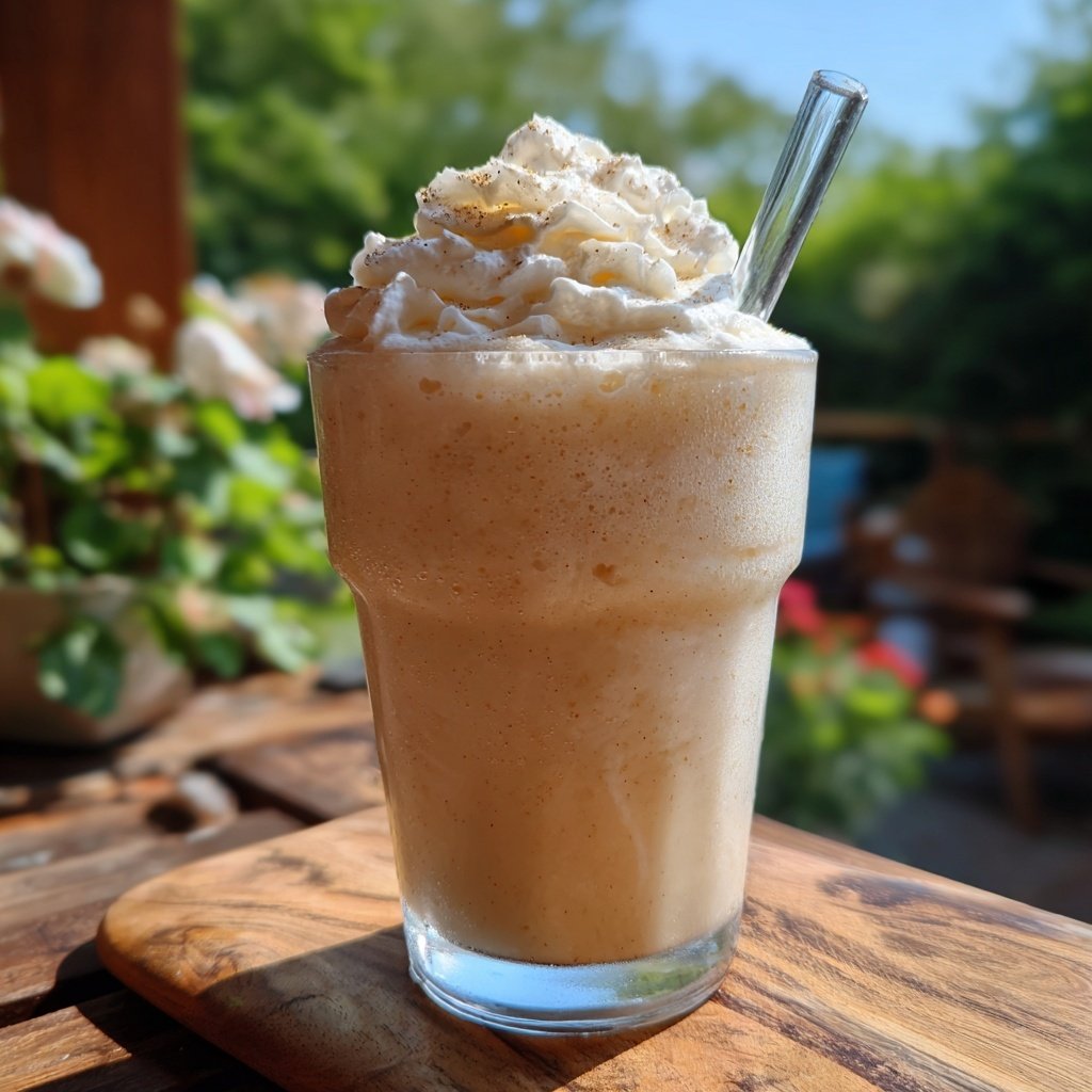 Easy Vanilla Bean Frappuccino Blender Recipe