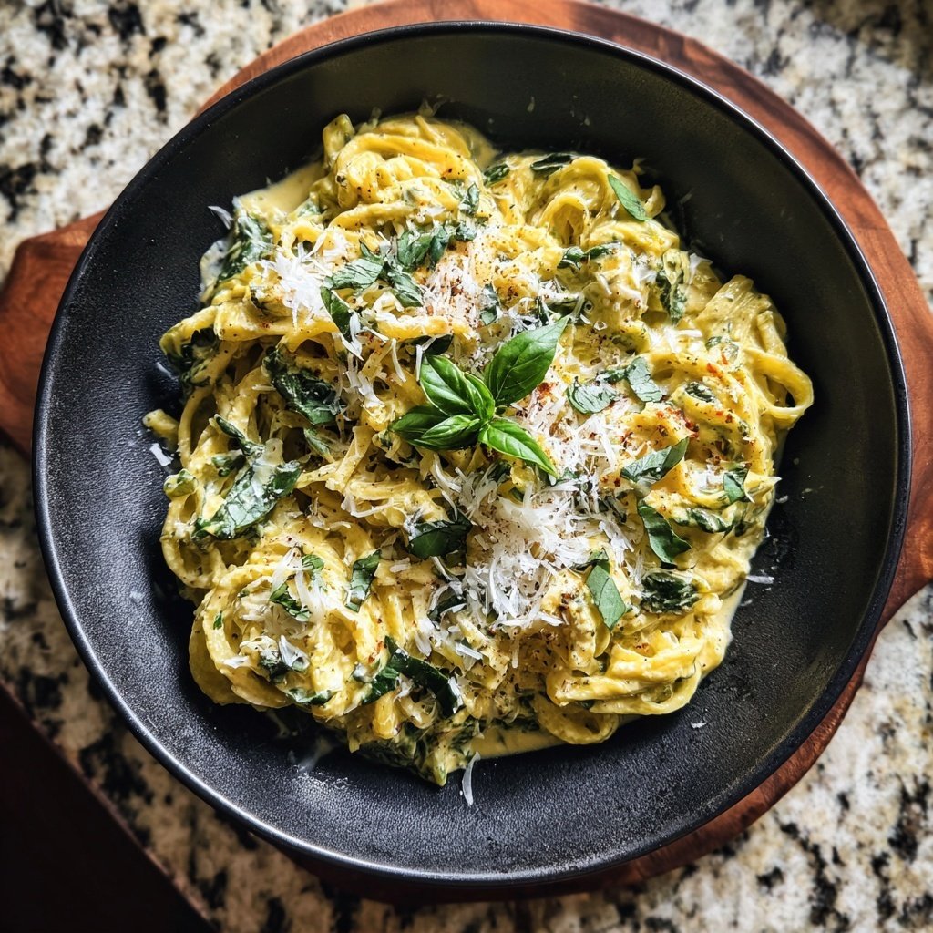 Creamy Spinach Ricotta Pasta