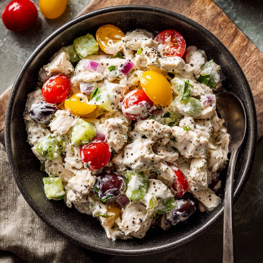 Meal Prep Greek Yogurt Chicken Salad Lunch