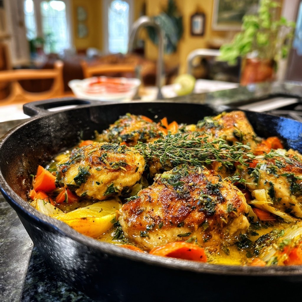 Lemon Thyme Chicken Skillet