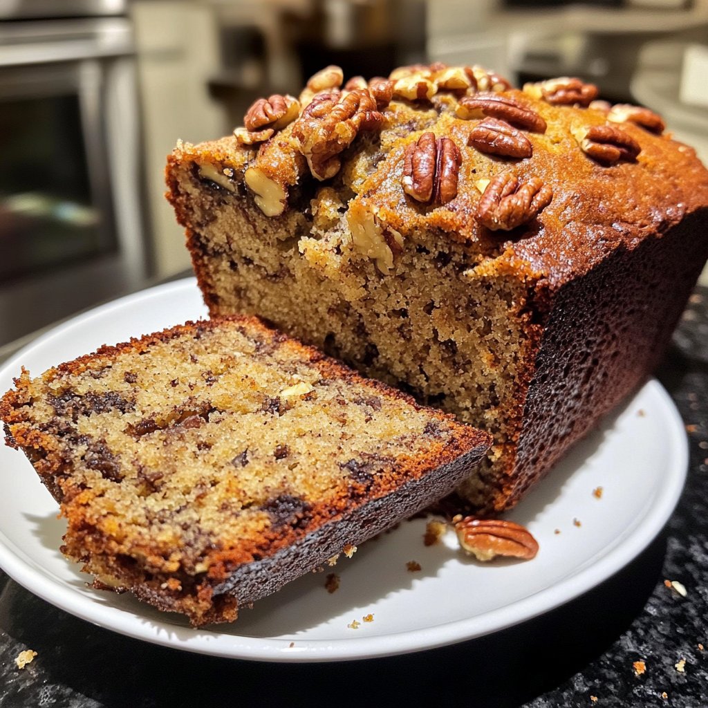 Banana Bread with Pecans Recipe