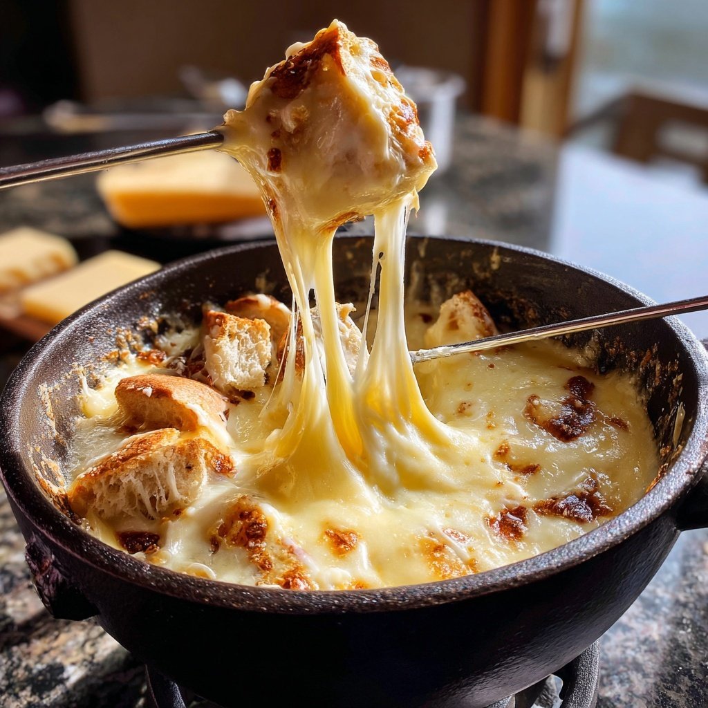 Fondue with Alpine Cheese Blend