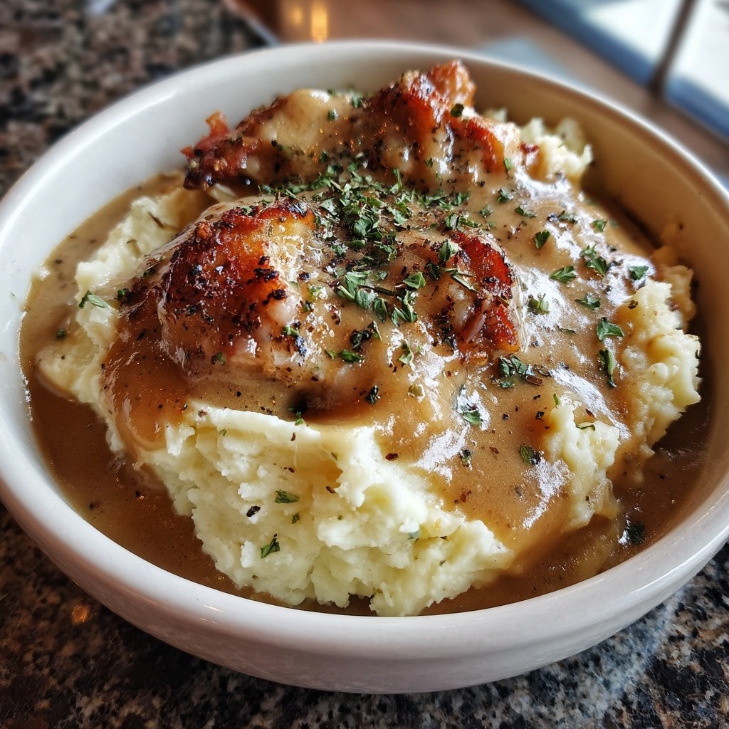 Comfort Food Chicken And Mashed Potatoes